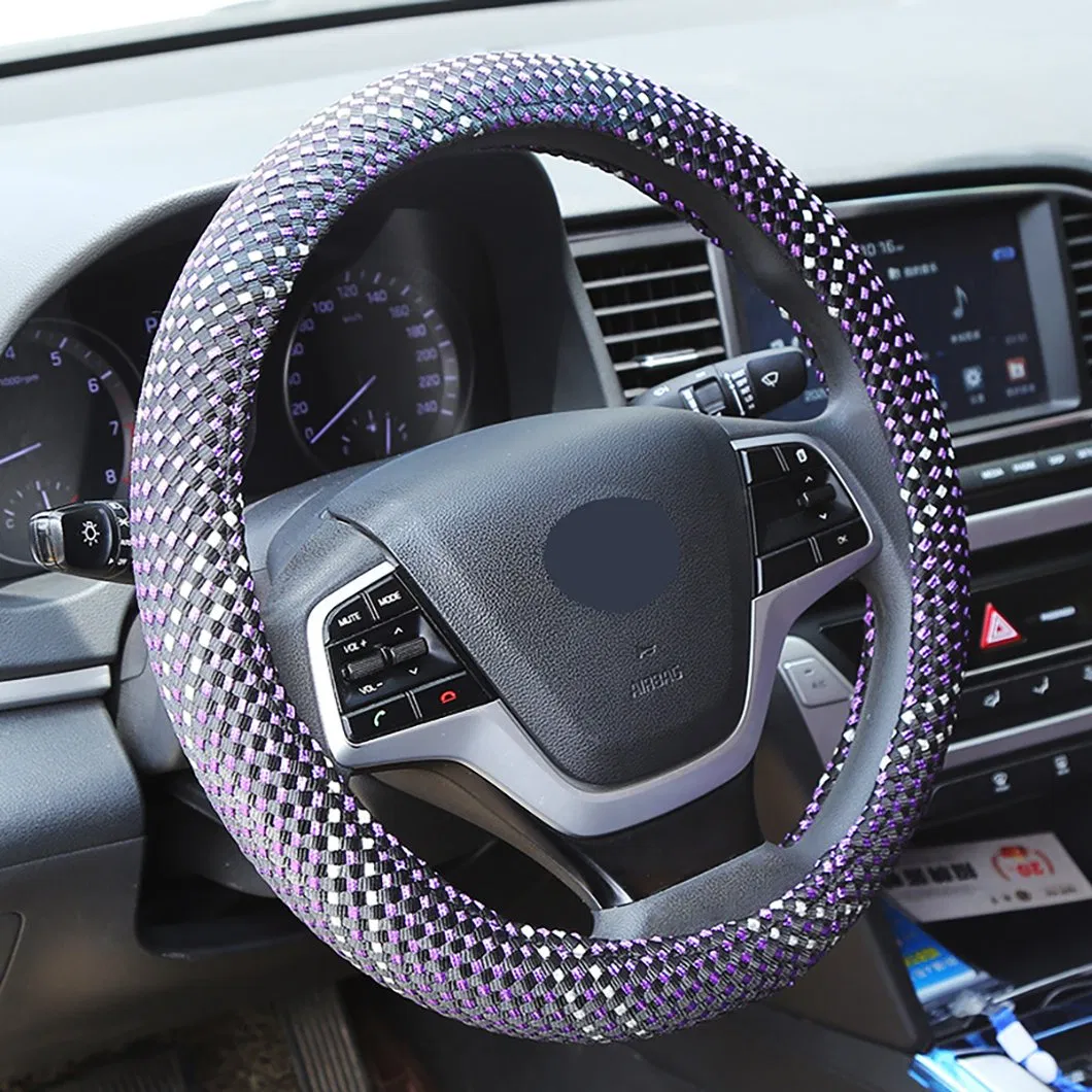 Premium Ice Silk Steering Wheel Cover for Comfort and Grip