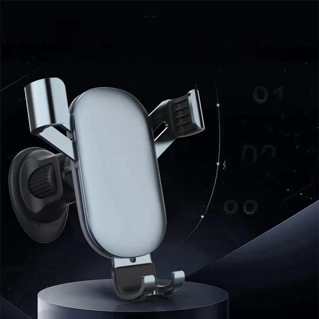 Durable Aluminum Alloy Car Phone Mount for Safe Driving