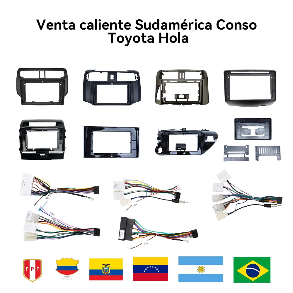 Vacuum Forming OEM/ODM Factory Outlet Other Interior Accessories Car Radio Video Fascia Panel Dashboard Car DVD Player Frame