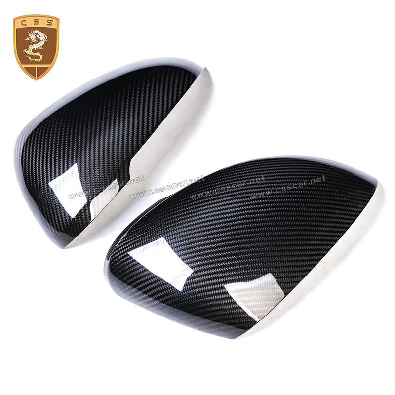 2014 up Carbon Fiber Car Exterior Accessories Side View Mirror Cover for Macan