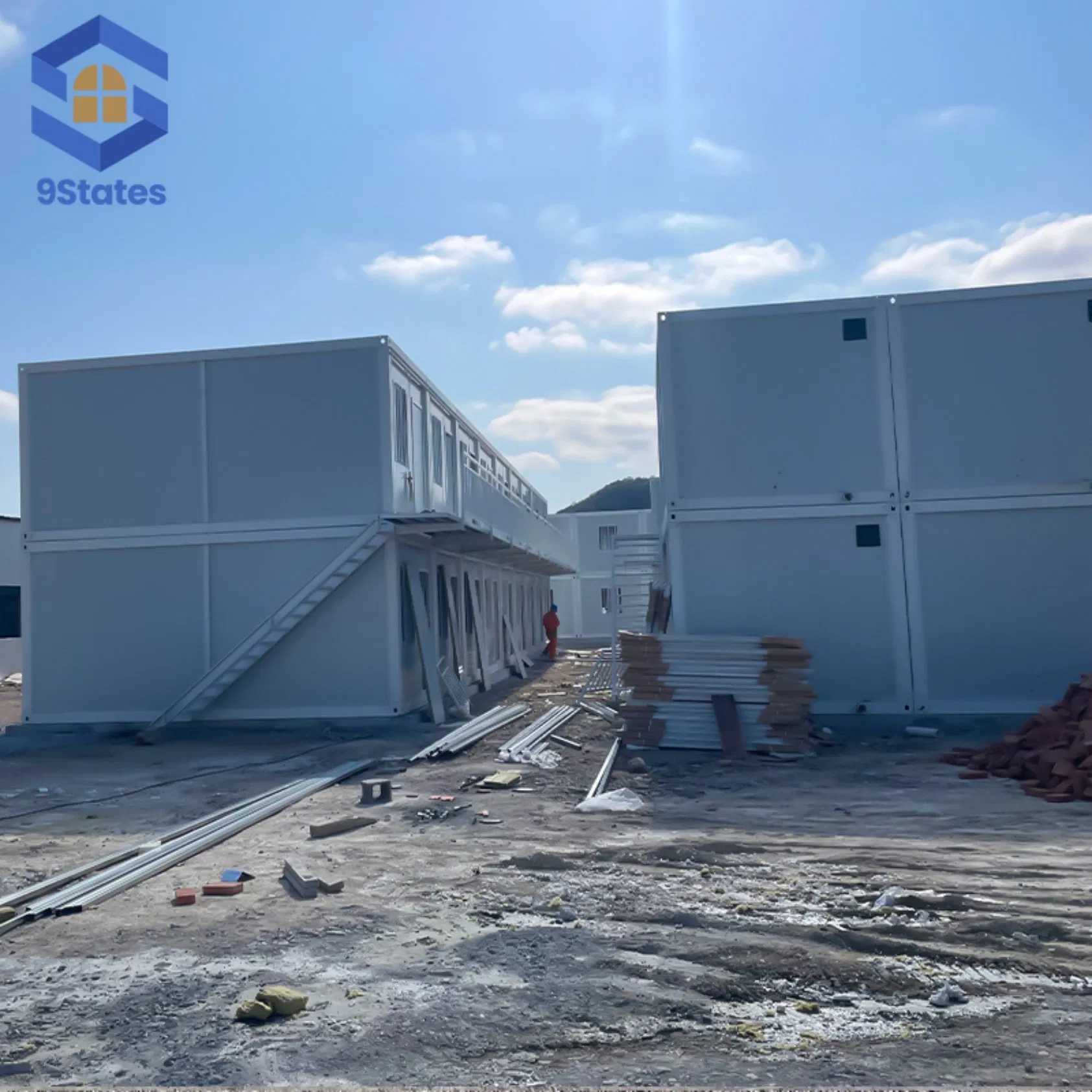 Emergency Flood Relief Shelter 20FT Portable Earthquake Resistant Disaster Area Accommodation Prefab Prefabricated Tiny House for Tourist Attractions/Homestays