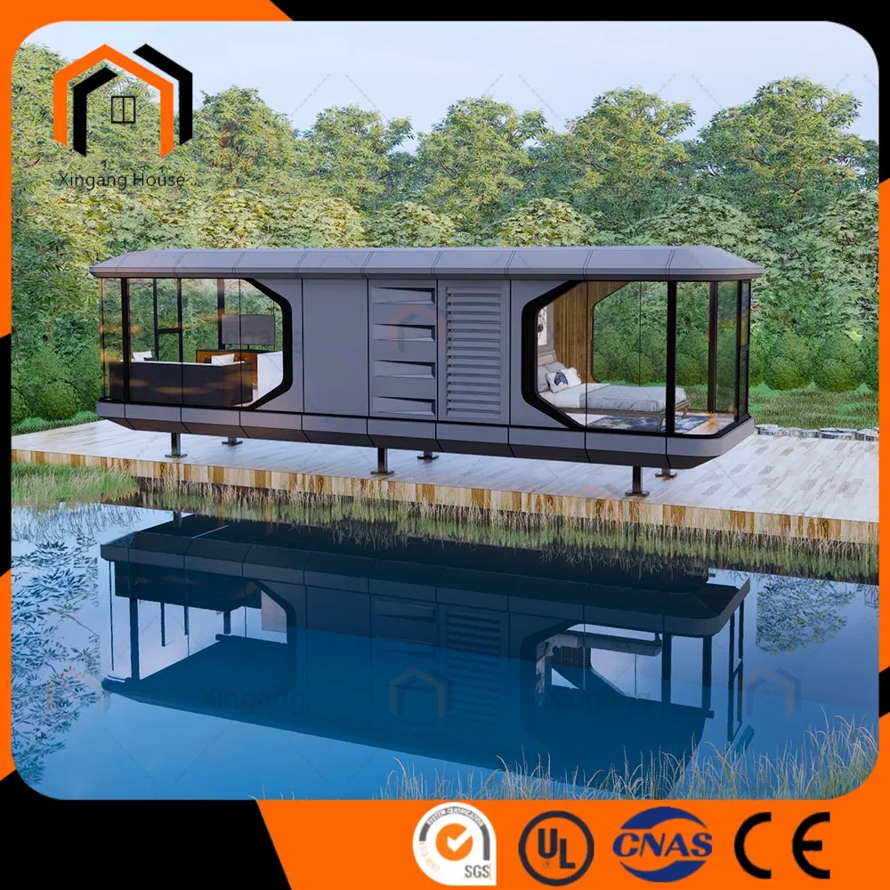 Modular Luxury Prefabricated Light Steel Aluminum Customizable Space Capsule House for Living Modular House Modular Prefabricated House Capsule House
