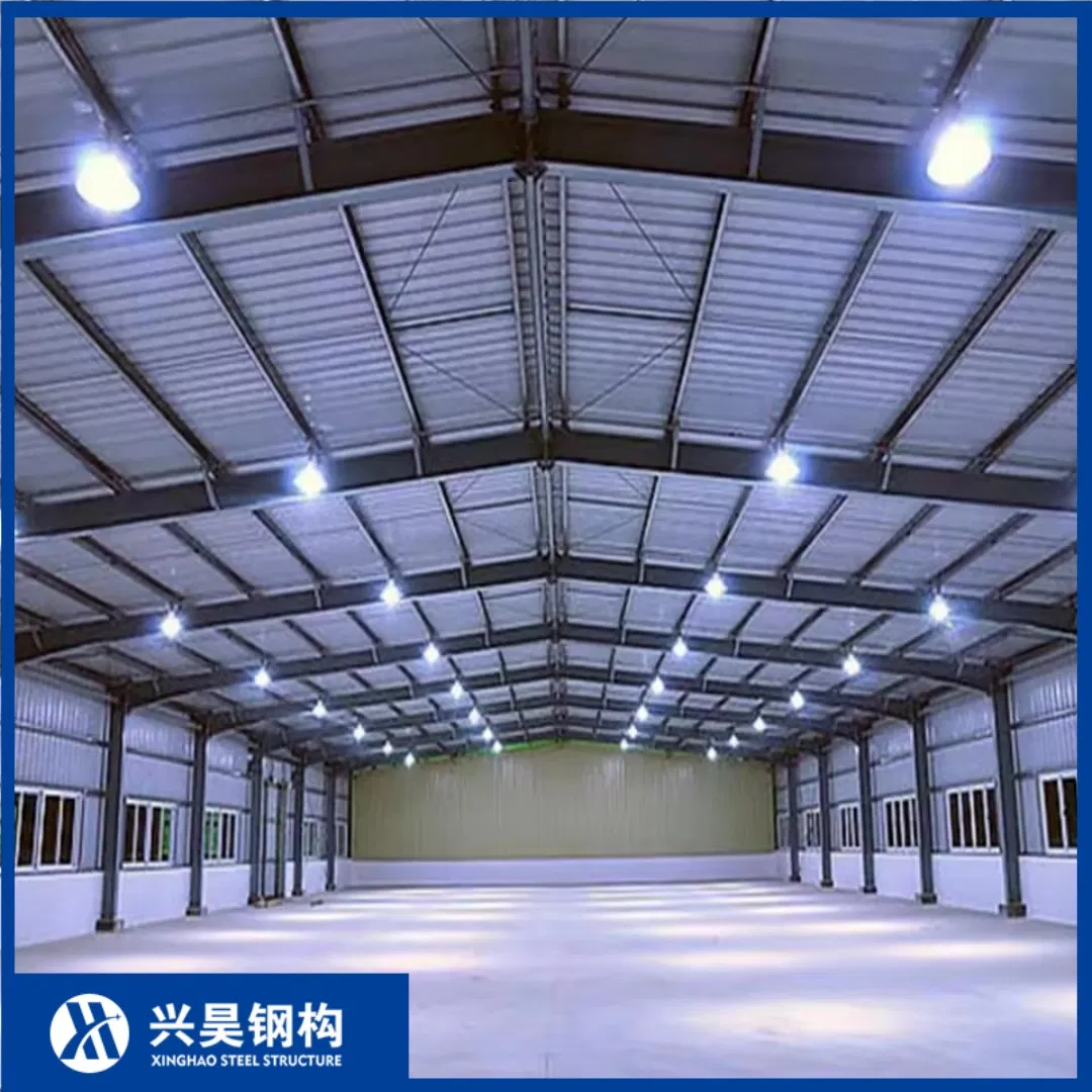 Hot-DIP Galvanized Box Column Heavy Steel Workshop Prefabricated/Prefab Industrial Metals Warehouse Heavy Steel Structure Workshop