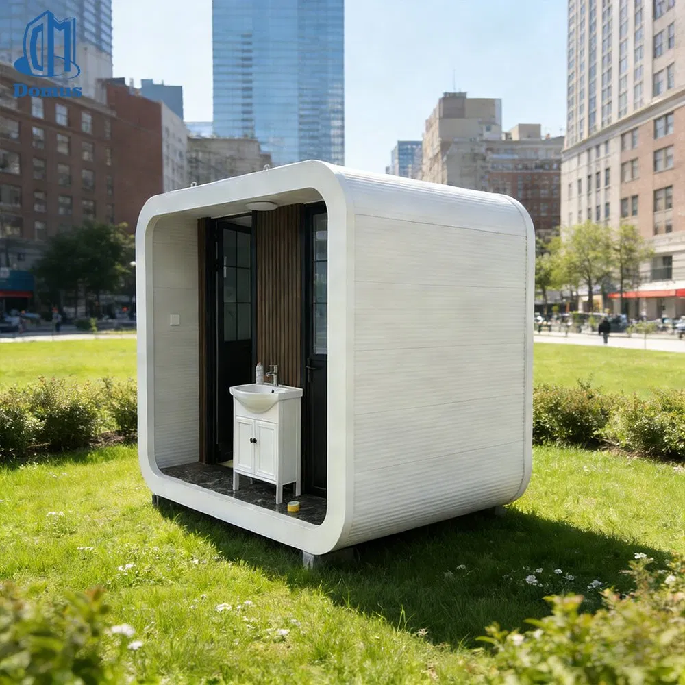 Innovative Smart Mobile House Design Apple Cabin Modular Building Heat Insulated Moisture Proof Commercial Homestay Resort Chalet