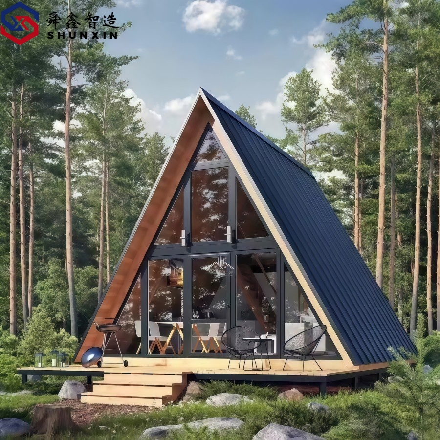 Modular Prefab Tiny Cabin Prefabricated Color Customized Villa House
