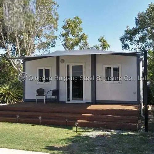 Expandable Prefabricated Container House -Modular House Foldable Steel Frame Portable Home for Office, Camping, Emergency Shelter