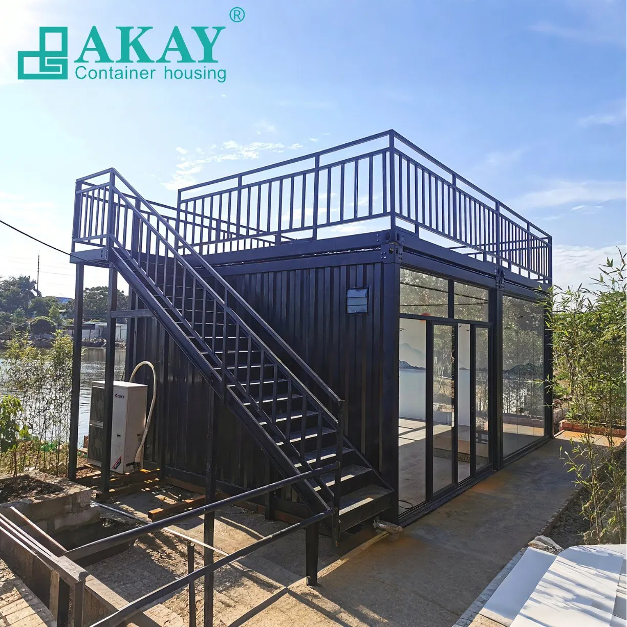 Customized 20/40FT Living Office Casa Contenedor Modular Portable Prefabricated House Prefab Villa House Home Container House