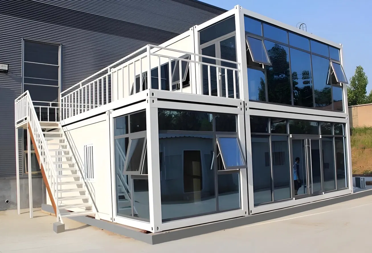 Affordable Cheap Double-Storey Cabin Dormitory Prefabricated/Prefab Capsule House