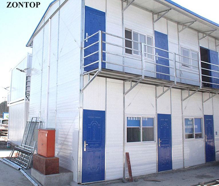 Best Luxury Prefabricated Homes Farms Small Labor Worker Camp Office Modular Container House Prefabricated Building Prefab K House Movable Sandwich Panel Home