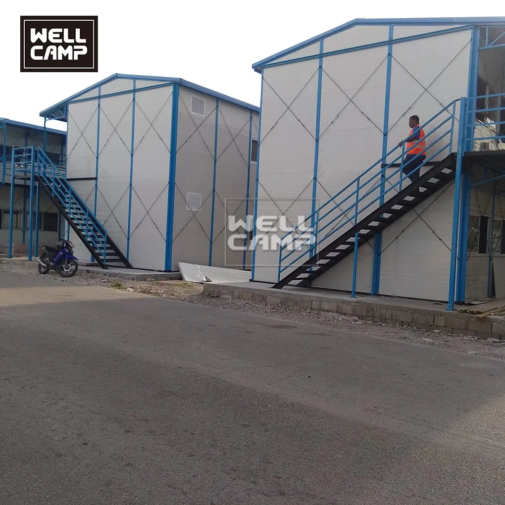 Single or Double Storey Worker Dormitories Detachable Prefabricated K House Price with ISO