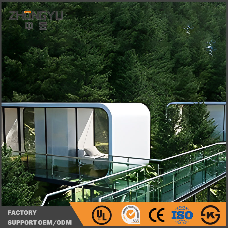 Spacious Apple House Modular Residential Living Solution Suitable for Family Stay and Independent Use Prefabricated Cabin