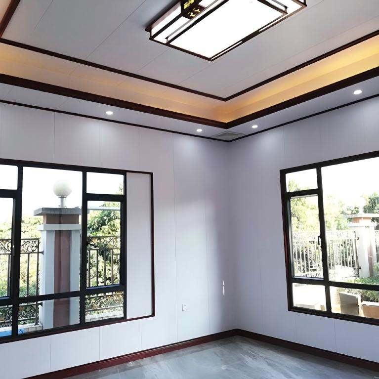 Customized Luxury Modular Light Steel Structure Prefabricated Villa Portable Prefab House Steel Frame Tiny House for Villa House Hotel