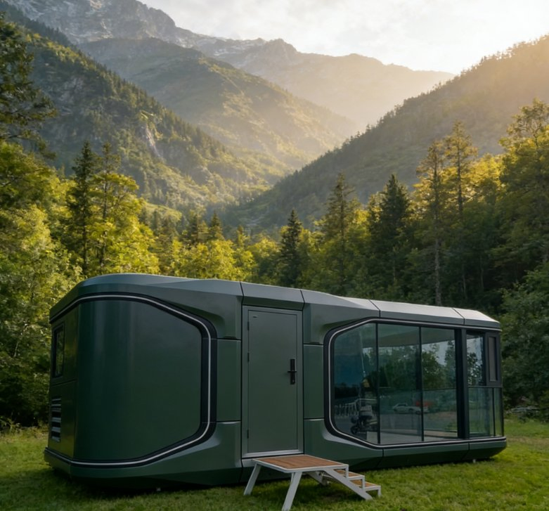 Family Capsule Home Luxury Prefabricated Homes Smart Houses Mobile Homes Space Capsule Homes