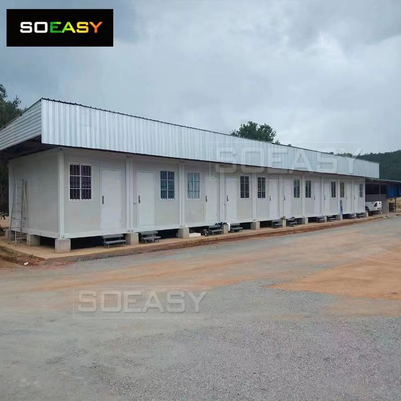 Customized Luxury Tiny Building Prefab Prefabricated Container House Container Villa Labor Camp Site Office Dormitory Housing