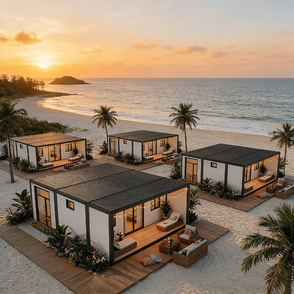 Waterproof Casa Prefabricada Modular Container Mobile Home Tiny Prefabricated House