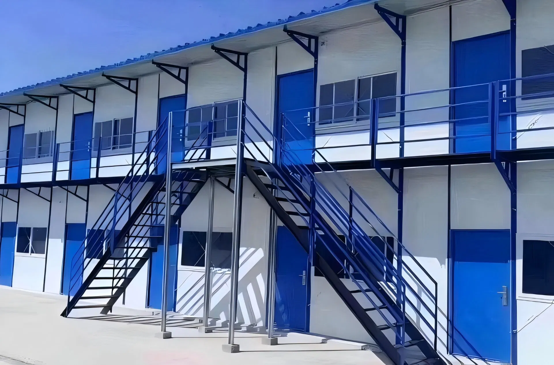 Affordable Cheap Double-Storey Cabin Dormitory Prefabricated/Prefab Capsule House