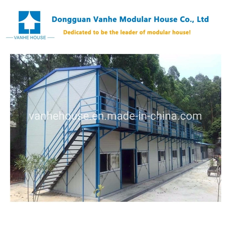 Single Storey Light Steel Structure Prefabricated Sandwich Panel House with Small Kitchen Design
