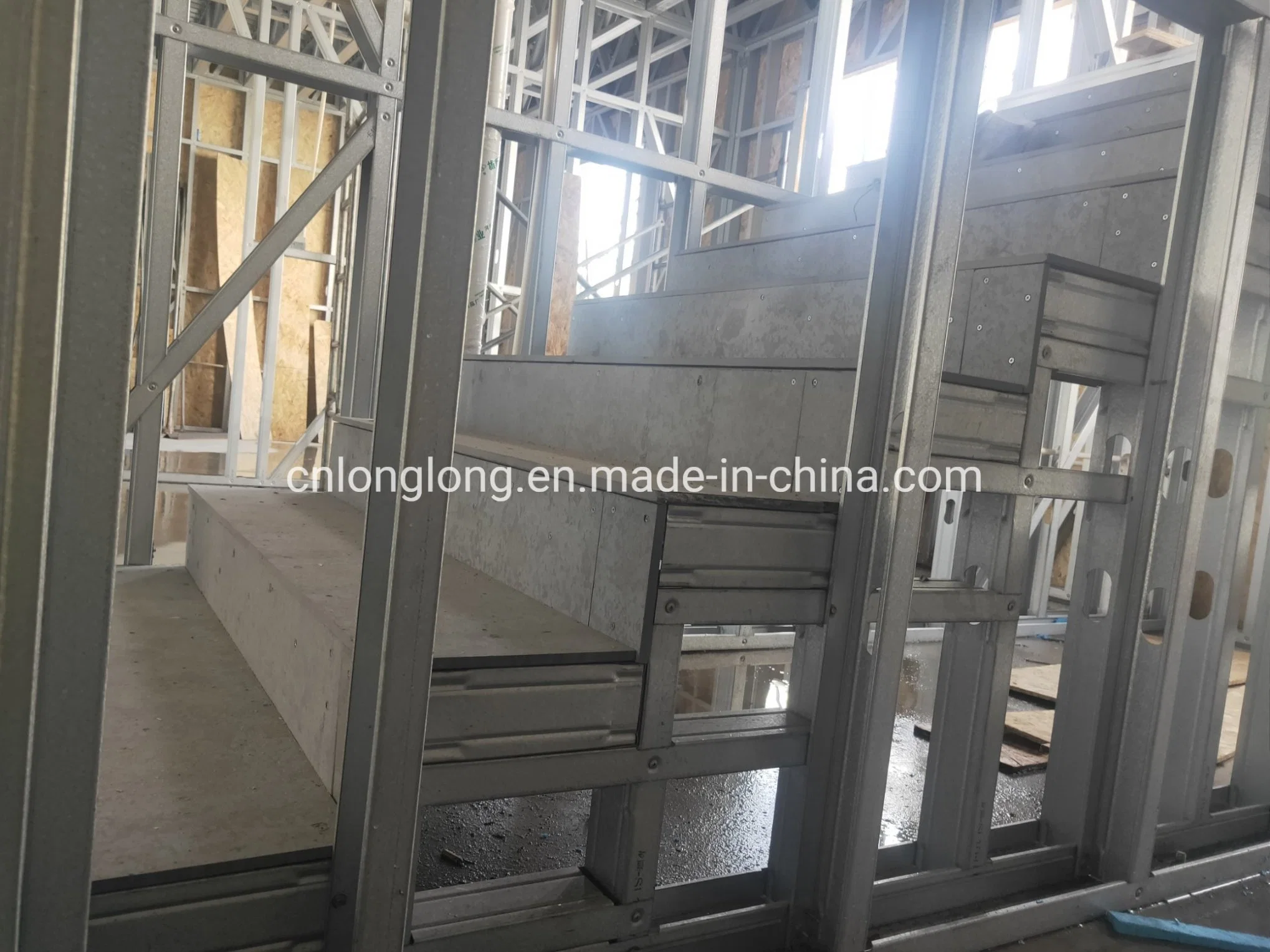 Luxury Comfortable Prefab House Quick Assemable Light Steel Villa Prefabricated Light Gauge Steel Frame House