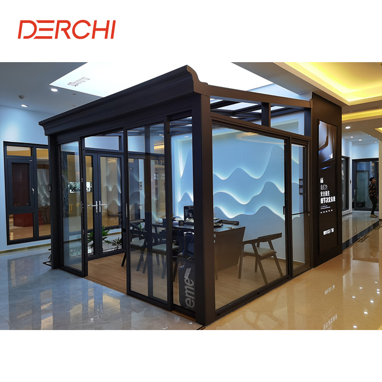 Single Multi Storey Modern Design 20 by 20 Tiny Family House Sunrooms with Balcony