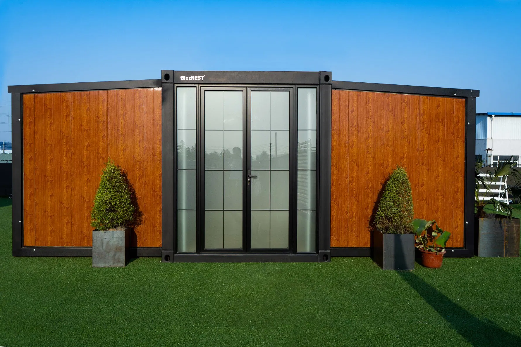 Waterproof Fireproof Capsule Prefabricated Modular Emergency Shelter House