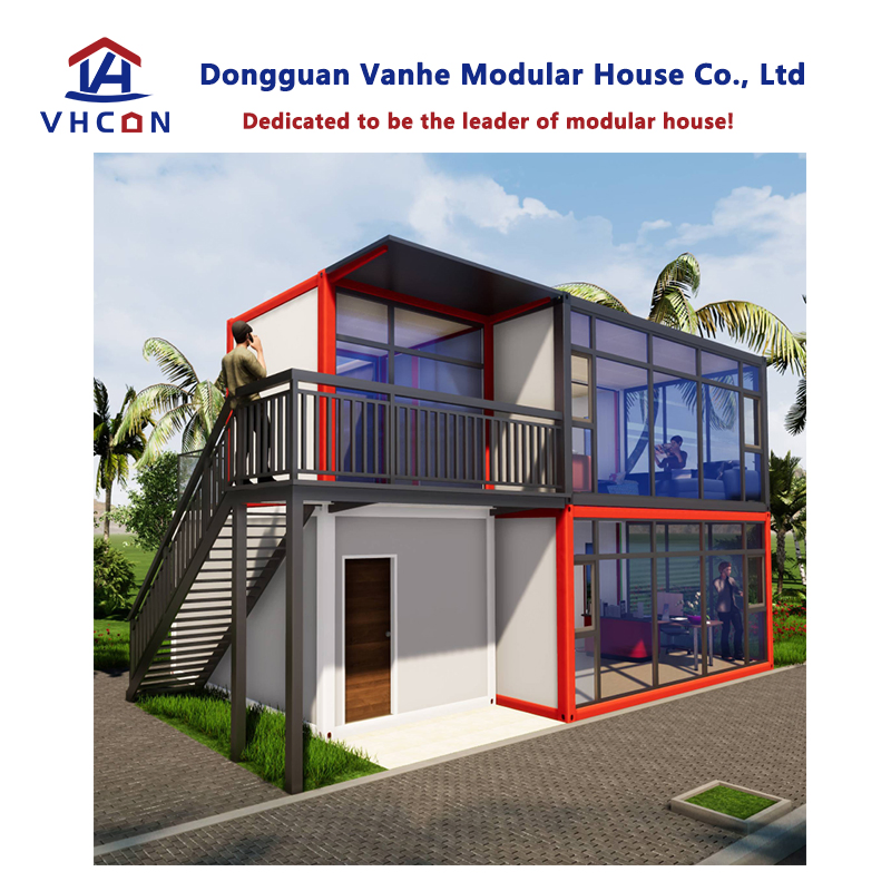 Modular Portable Insulated Waterproof Prefabricated EPS Sandwich Panel Temporary Living Expandable Luxury Living Container Prefab House