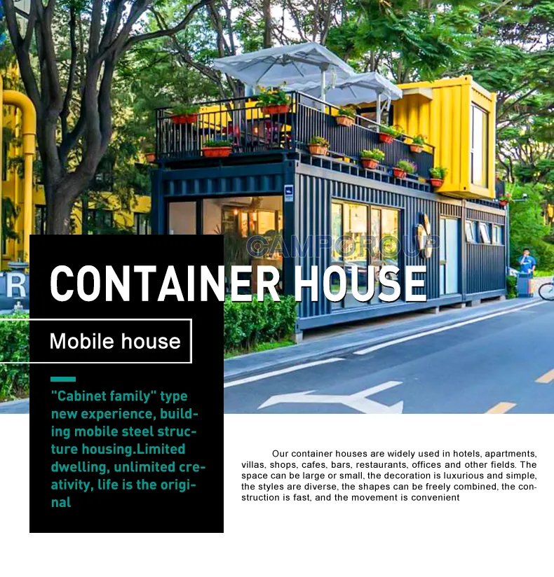 Container Modern Foldable Movable Residential House