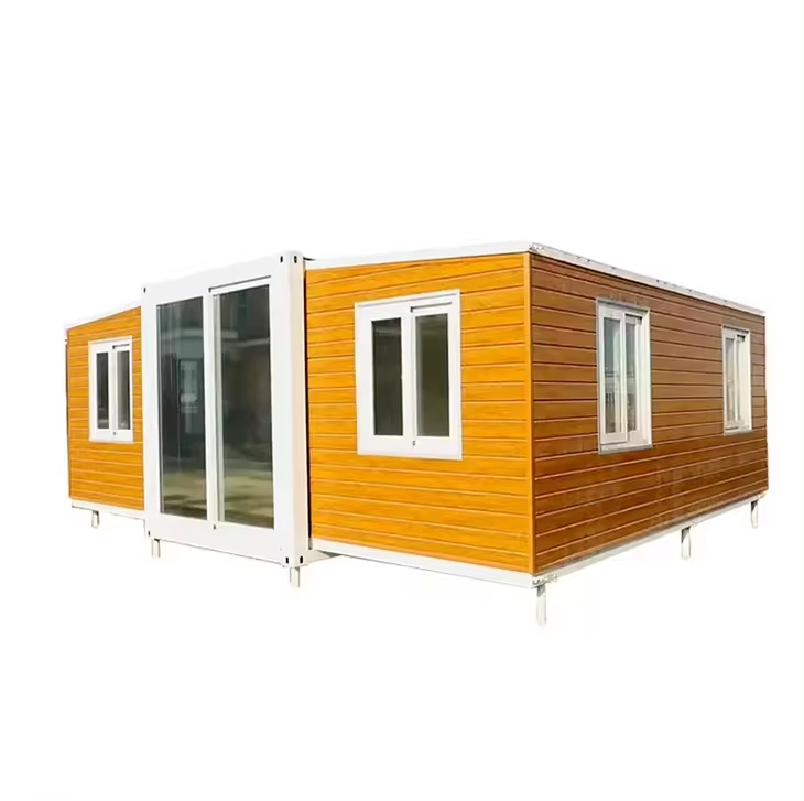 Luxury 20FT 40FT Expandable Container House, Residential Stackable Prefabricated with Bathroom Bedroom, Family House