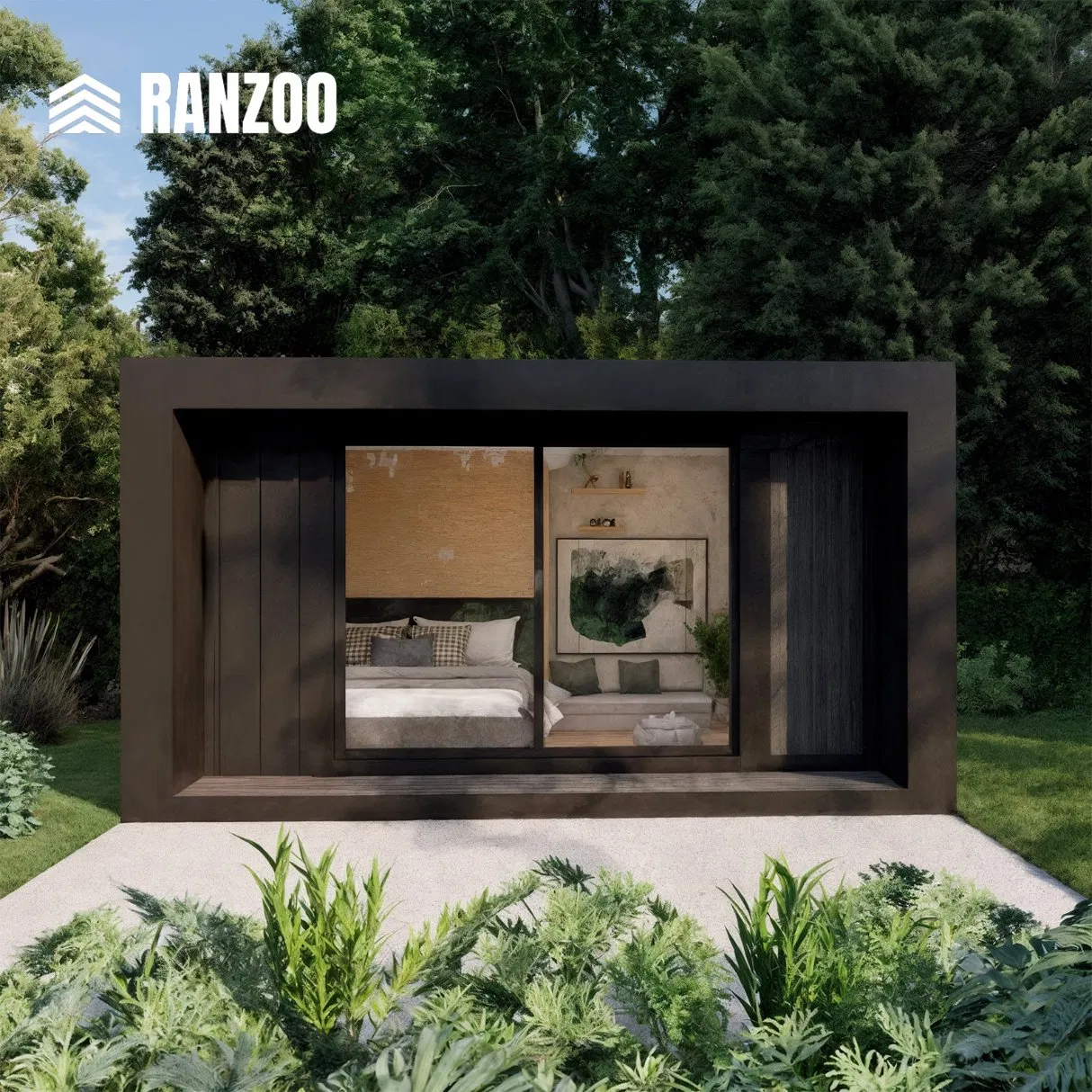 RANZOO European Standard Stackable Unit for Forest Park with Easy Setup and Low Freight Modular Home