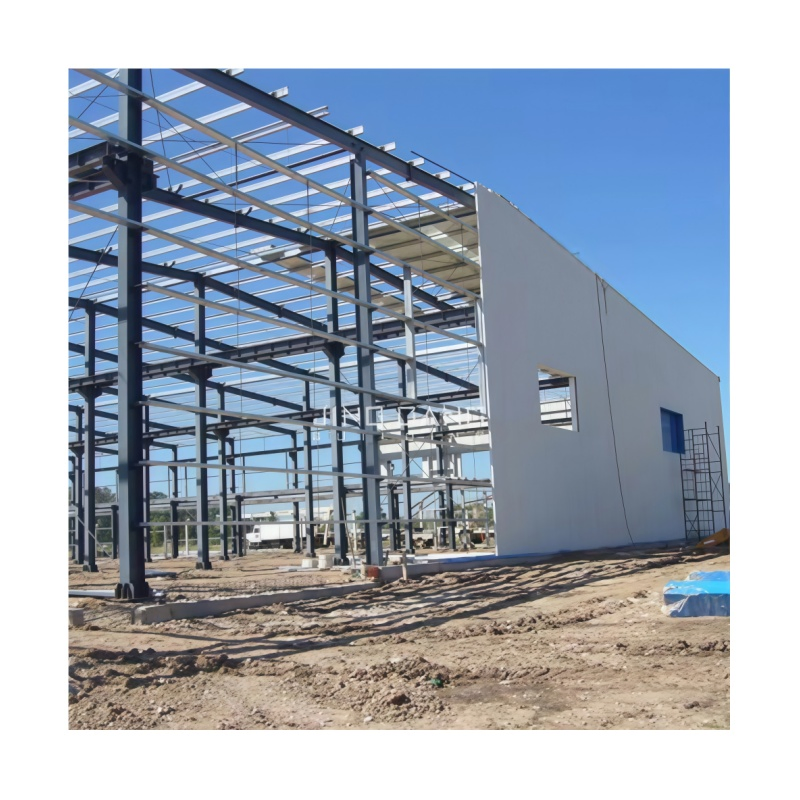High-Rise Prefabricated Steel Structure Pre-Engineered Metallic Iprefab Ndustrial Warehouse Metal Construction Frame Workshop