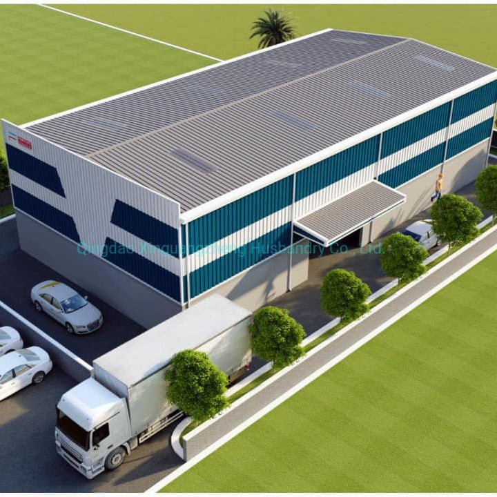 Factory Prefabricated Steel Structure Organic Fertilizer Production Workshop Warehouse