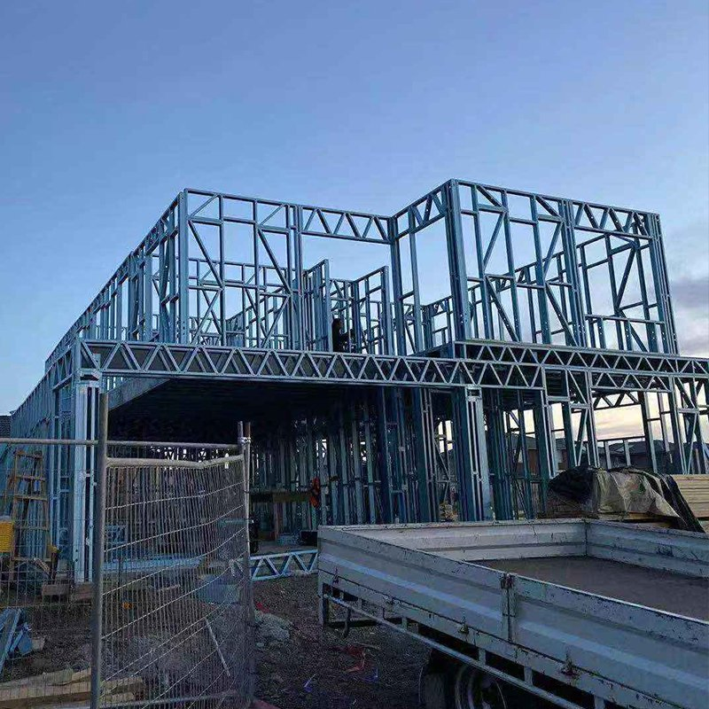 Prefabricated Luxury Modular Industrial Construction Warehouse Building Light Steel Frame Building Steel Structure Prefab Villa House