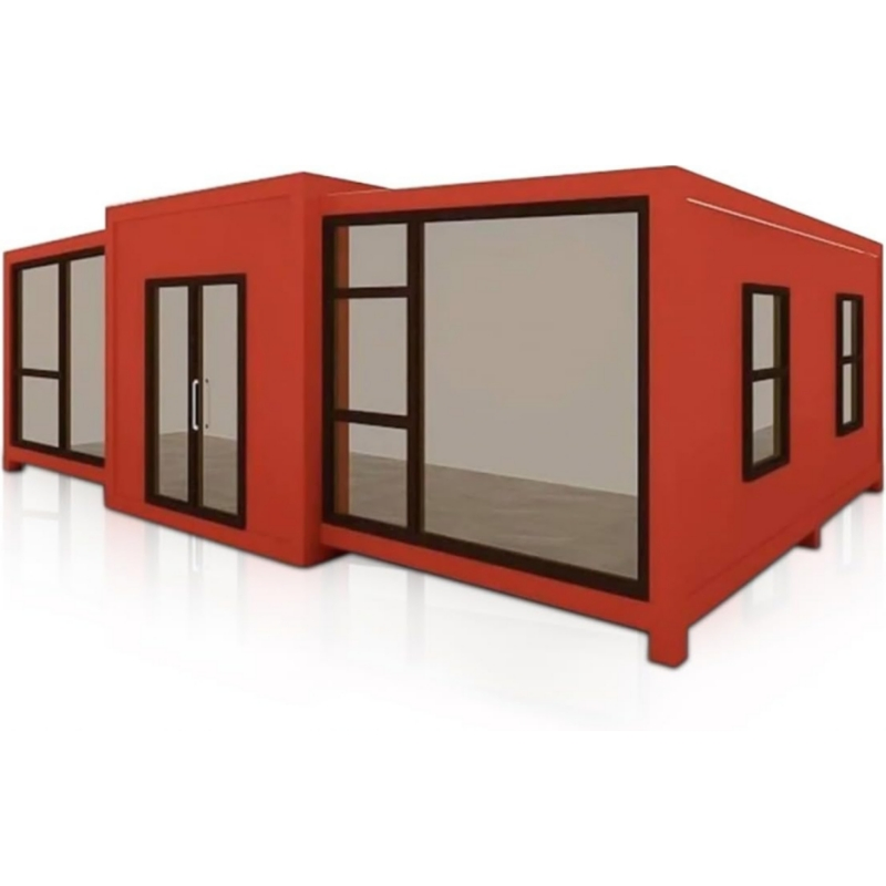 Customized Foldable Luxury Modern Design Modular Mobile Outdoor Portable Steel Frame Living Expandable Container Houses for Prefabricated Building Villas