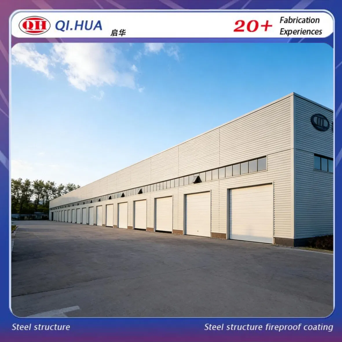 Industrial Prefabricated House Steel Structure for Workshop and Warehouse Construction