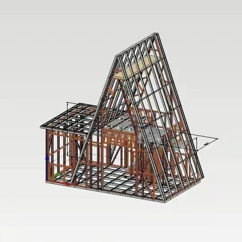 Rapid-Deploy Emergency Light Steel a Frame House Portable Modular Cabin Prefabricated Shelter