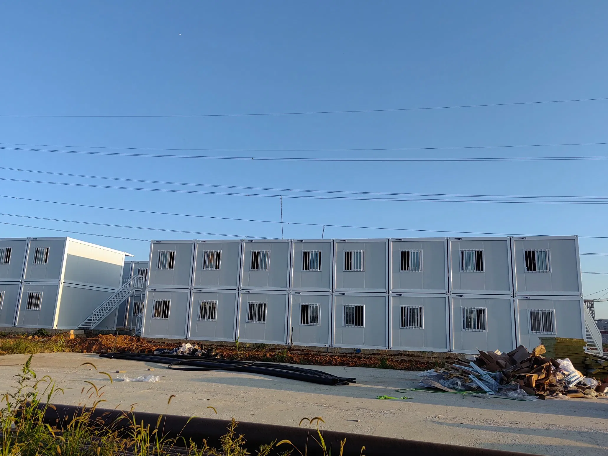 Single Storey Prefabricated House Modular Container Dormitory