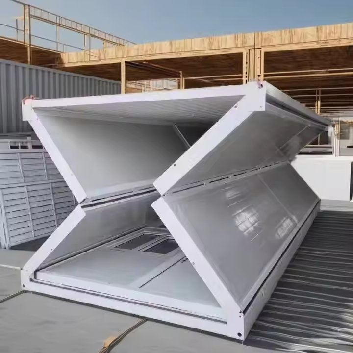 Economic Modular Flat Pack Prefabricated Folding Container Office House