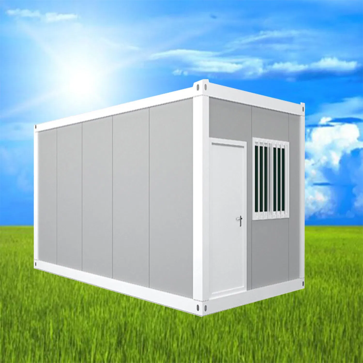 Prefabricated Double Layered Integrated House Family Residential Construction Site