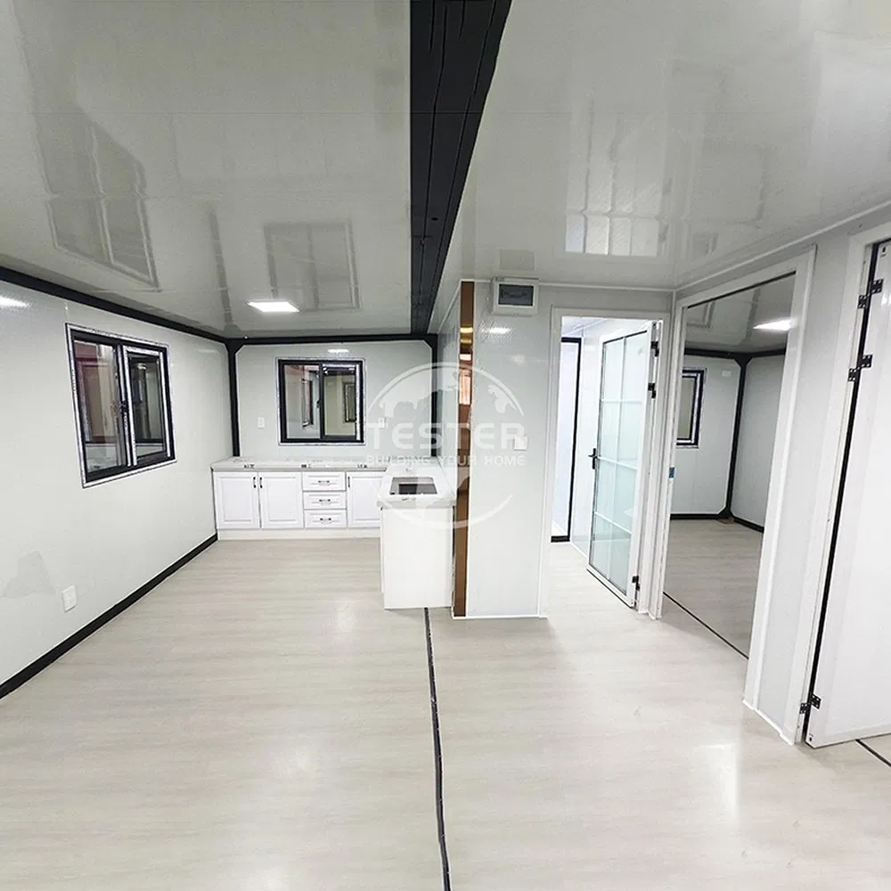 Anti-Seismic 30FT Light Prefabricated Green Portable Container House for Emergency Shelter Areas