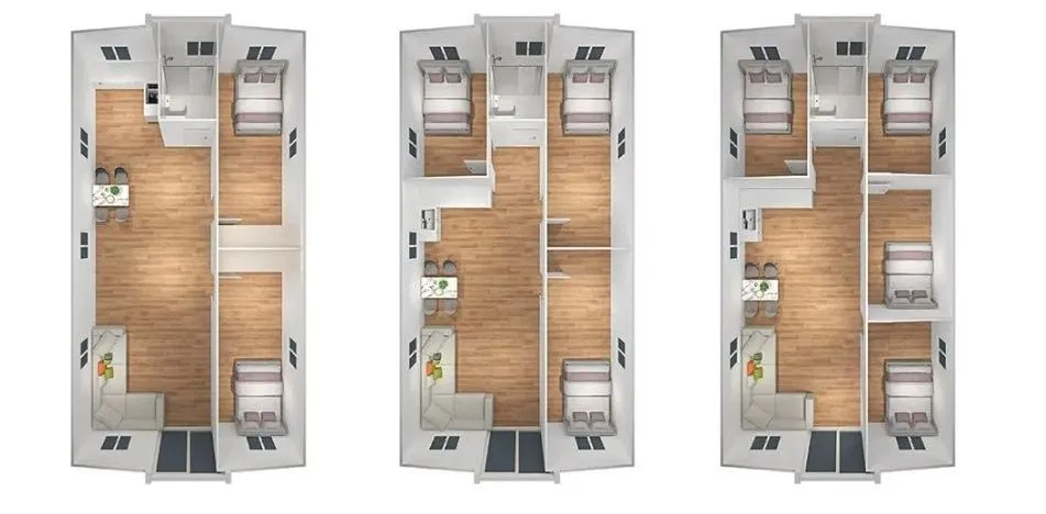 40 Feet Different Layouts