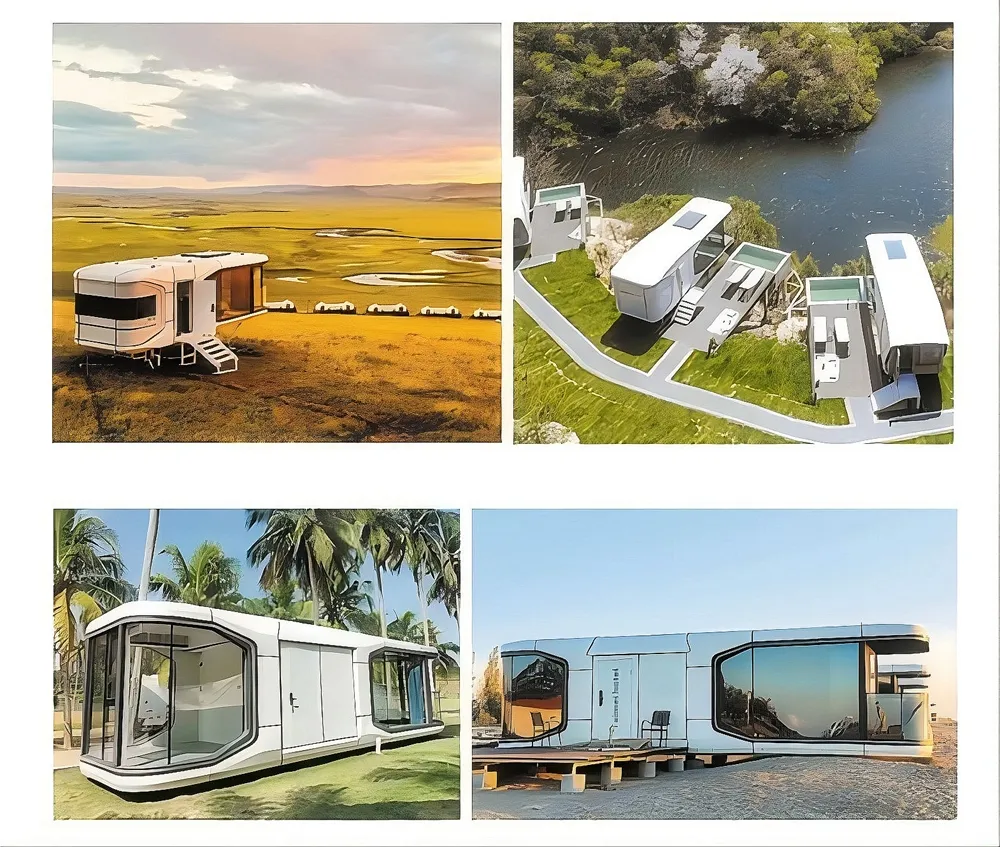 Modern Prefabricated Space Capsule House