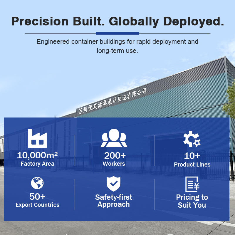 Fast Build Fireproof Materials Customized Site 20FT Modular Prefab Prefabricated Detachable Container House for Living