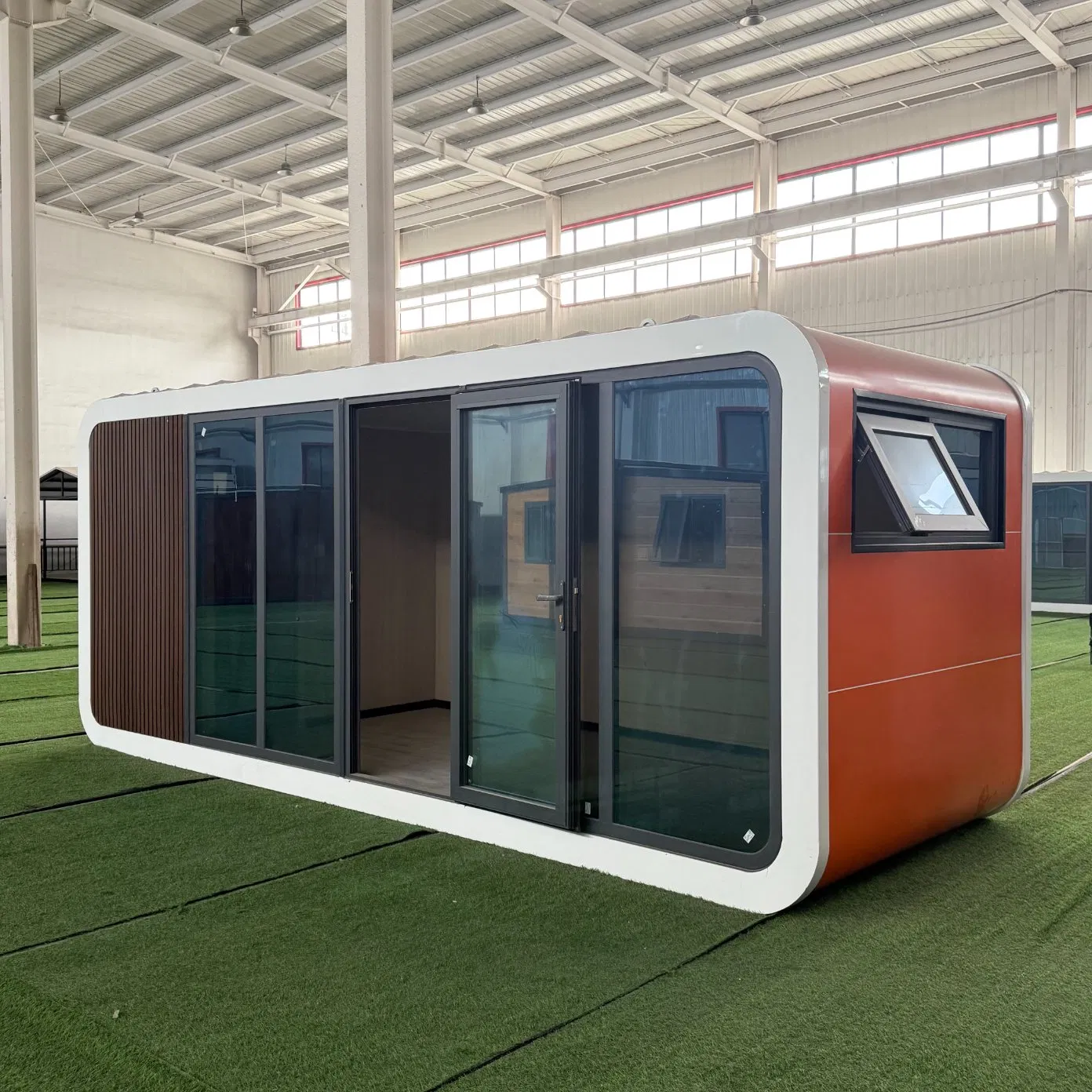 Modern Luxury Mobile Tiny Portable Pod Modular Prefab Apple Cabin House for Office/Hotel/Rresort/Inn/Airbnb