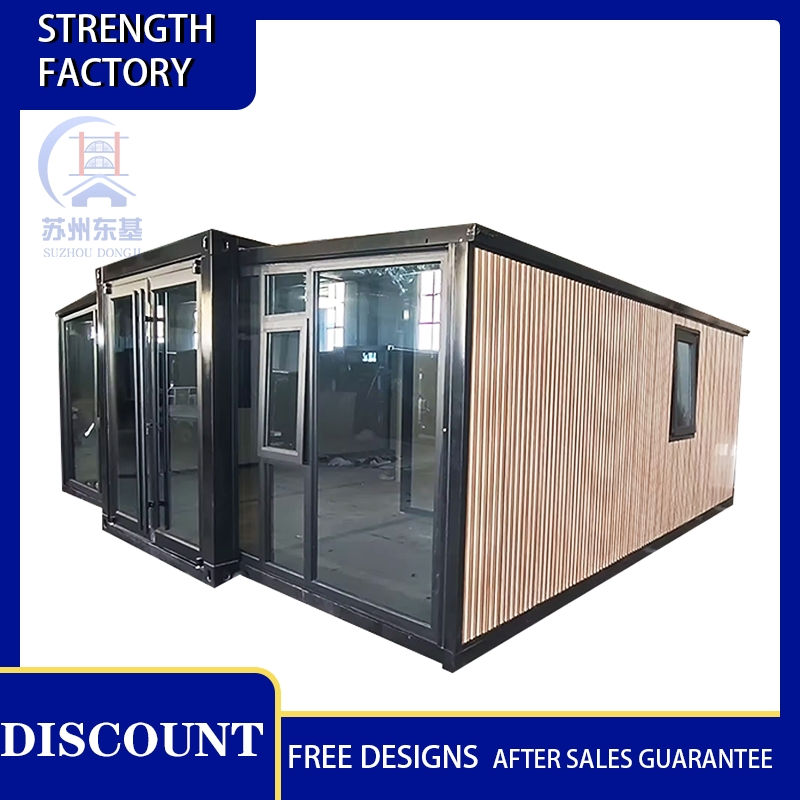 Luxury 20FT 40FT Expandable Container House, Residential Stackable Prefabricated with Bathroom Bedroom, Family House