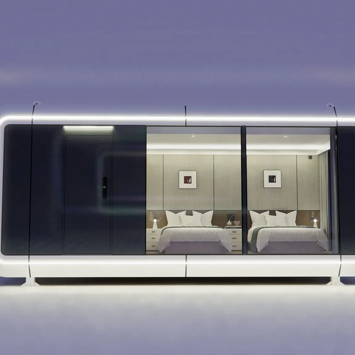 Customizable Prefabricated Steel Mobile Hotel Modular Units for Global Distribution