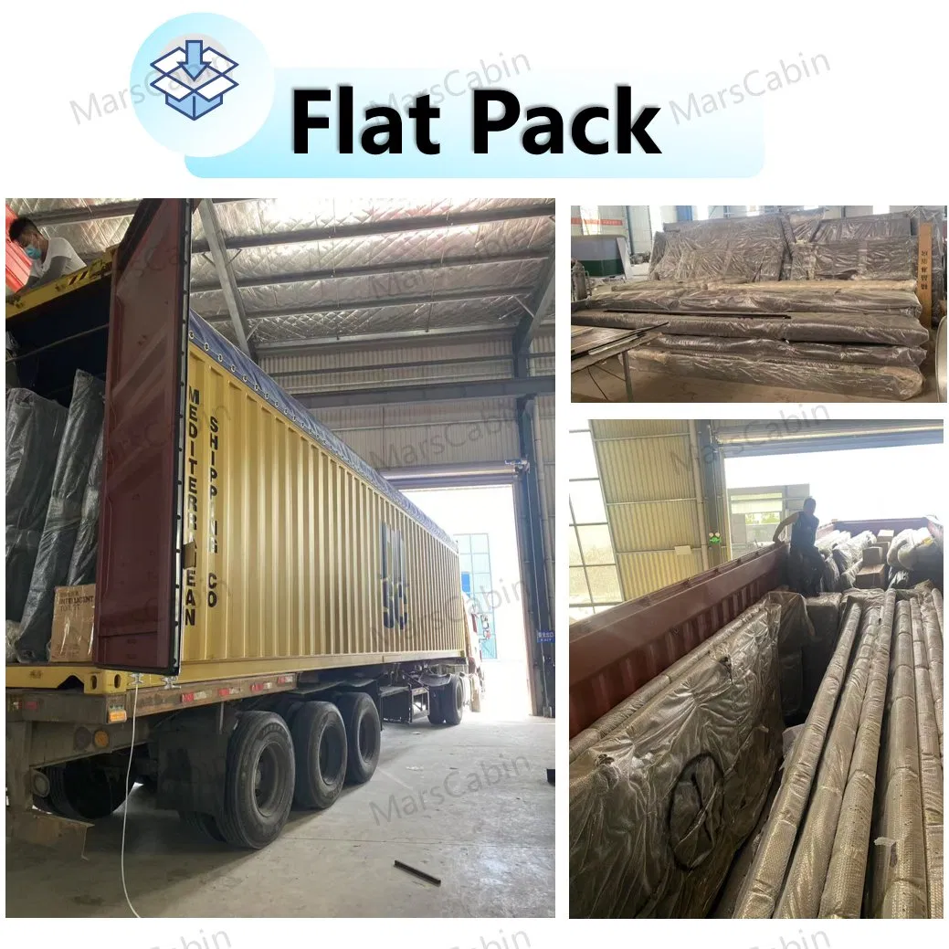 Luxury Steel Frame Small House Triangle House Low-Rise Villa Heat-Insulated Modular a Frame Home Prefabricated-Building for Project Solutions