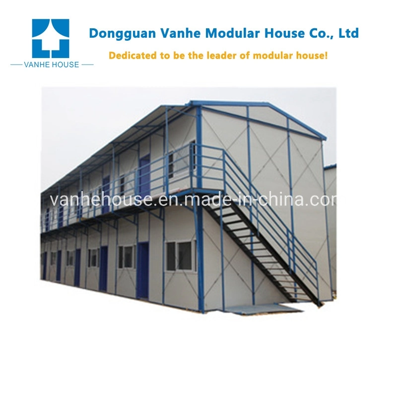 Single Storey Light Steel Structure Prefabricated Sandwich Panel House with Small Kitchen Design