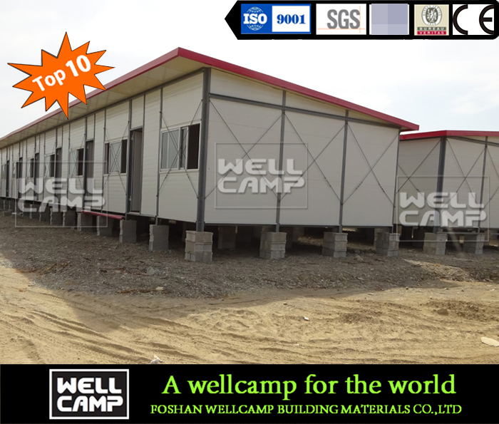 Wellcamp Economic Refugee Prefabricated Construction Site Labor Accommodation Office House Mining Camp Manufacturer