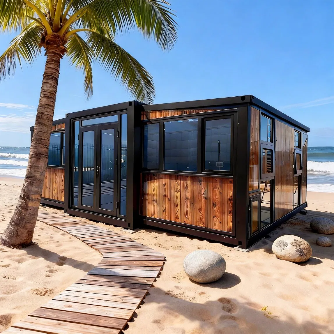 Mobile House Container Prefab House Prefabricated House Mobile House 20FT/30FT/40FT with 3 Bedrooms One Bathroom