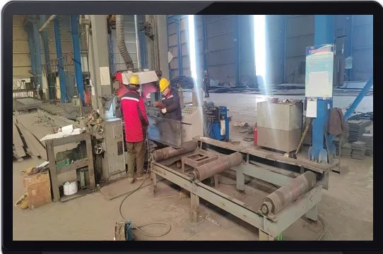 Steel section assembly