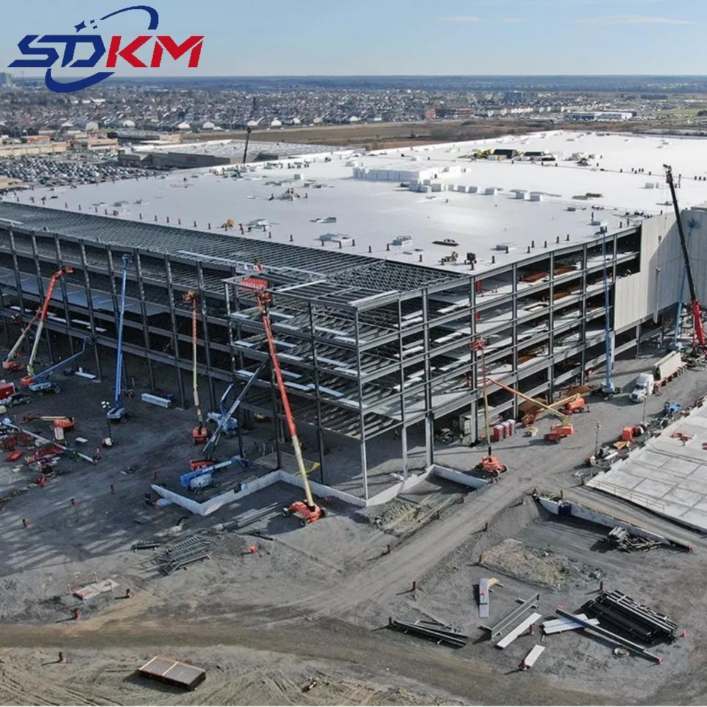 Residential Building Metal Frame Office Building Steel Prefabricated House for Family Steel Prefabricated 2 Storey Commercial Building